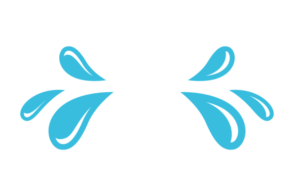 Download Teardrops Water Drops. Aqua Splash Carto - Aqua Collection